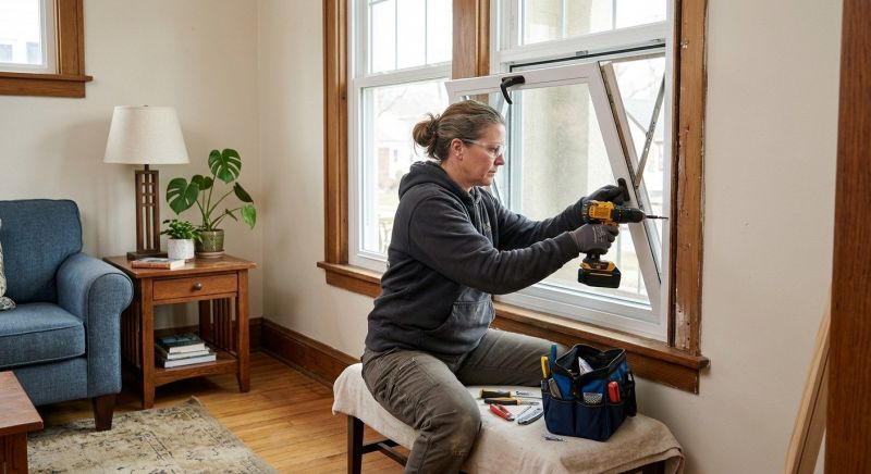 Hopper Window Repair in Olathe, KS